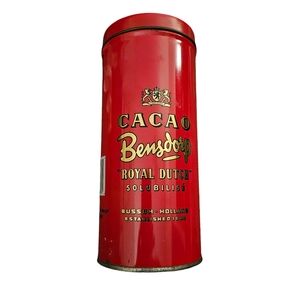 Vintage Cacao Benzdorp Royal Dutch Tin Can  8"